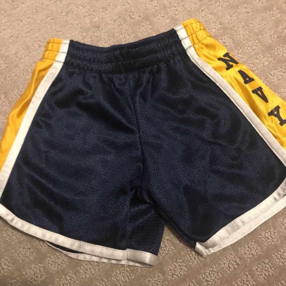 Navy toddler shorts